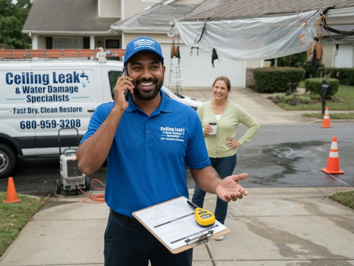 Ceiling Leak Cleanup Petersburg, IN FAQs